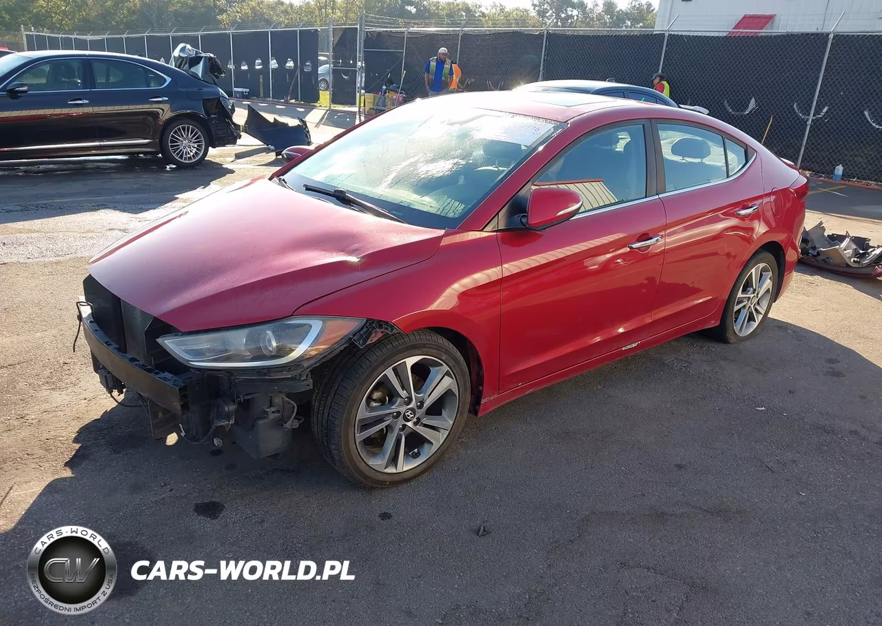 2017 Hyundai Elantra Limited VIN:KMHD84LF5HU127506 - 2