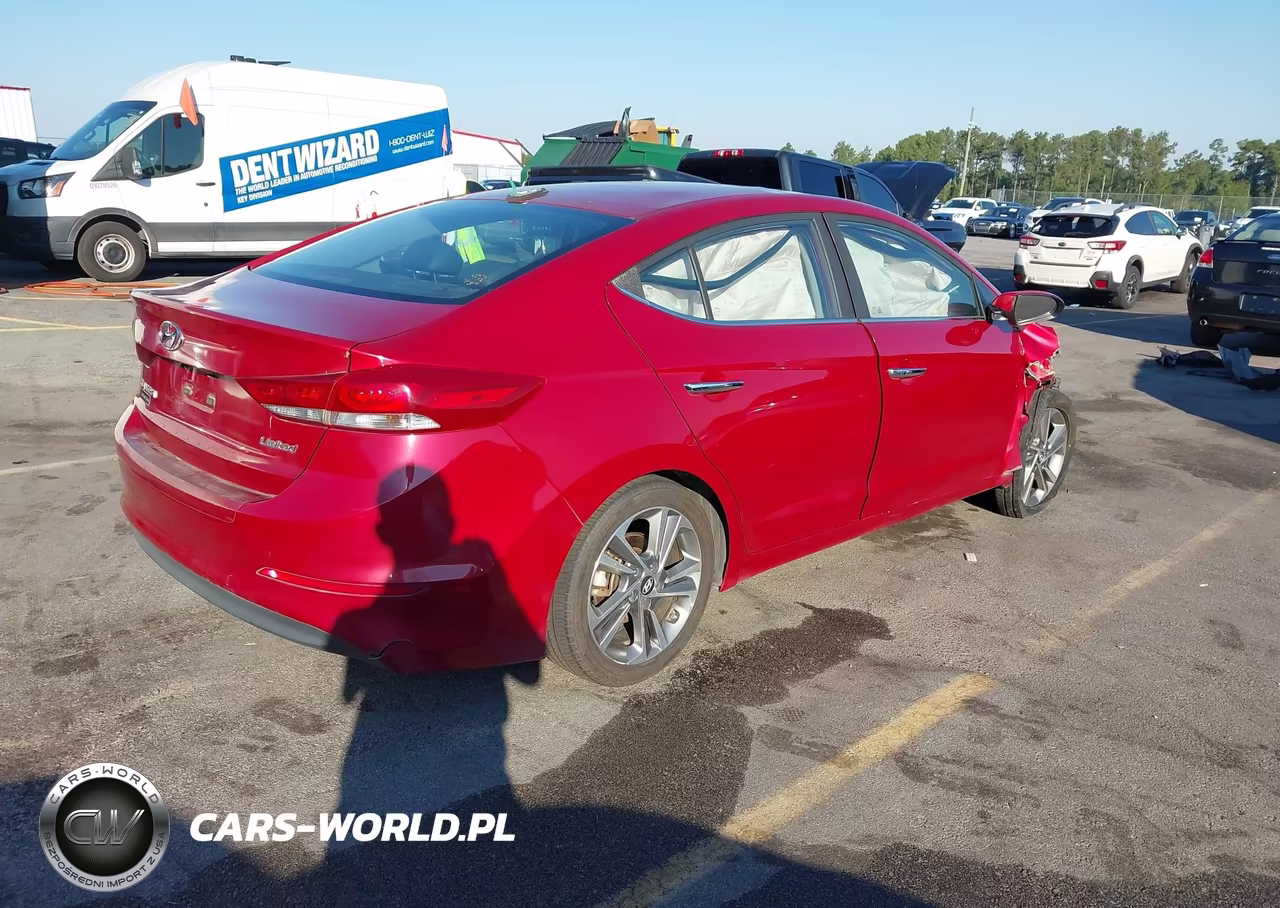 2017 Hyundai Elantra Limited VIN:KMHD84LF5HU127506 - 4