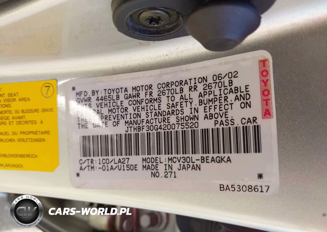 2002 Lexus Es 300 VIN:JTHBF30G420075520 - 9