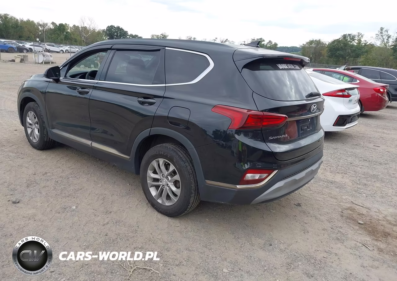 2019 Hyundai Santa Fe Sel VIN:5NMS3CAD9KH000312 - 3