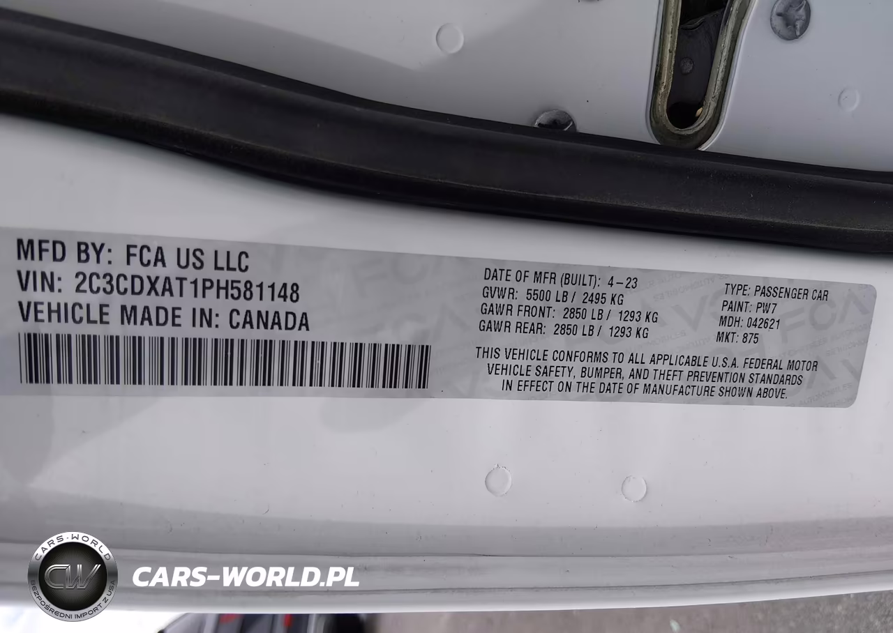 2023 Dodge Charger Police Rwd VIN:2C3CDXAT1PH581148 - 9