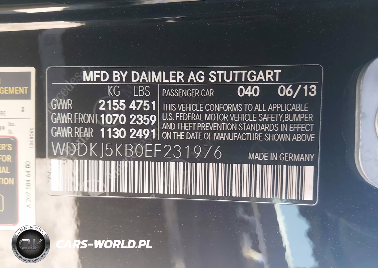 2014 Mercedes-Benz E 350 VIN:WDDKJ5KB0EF231976 - 9
