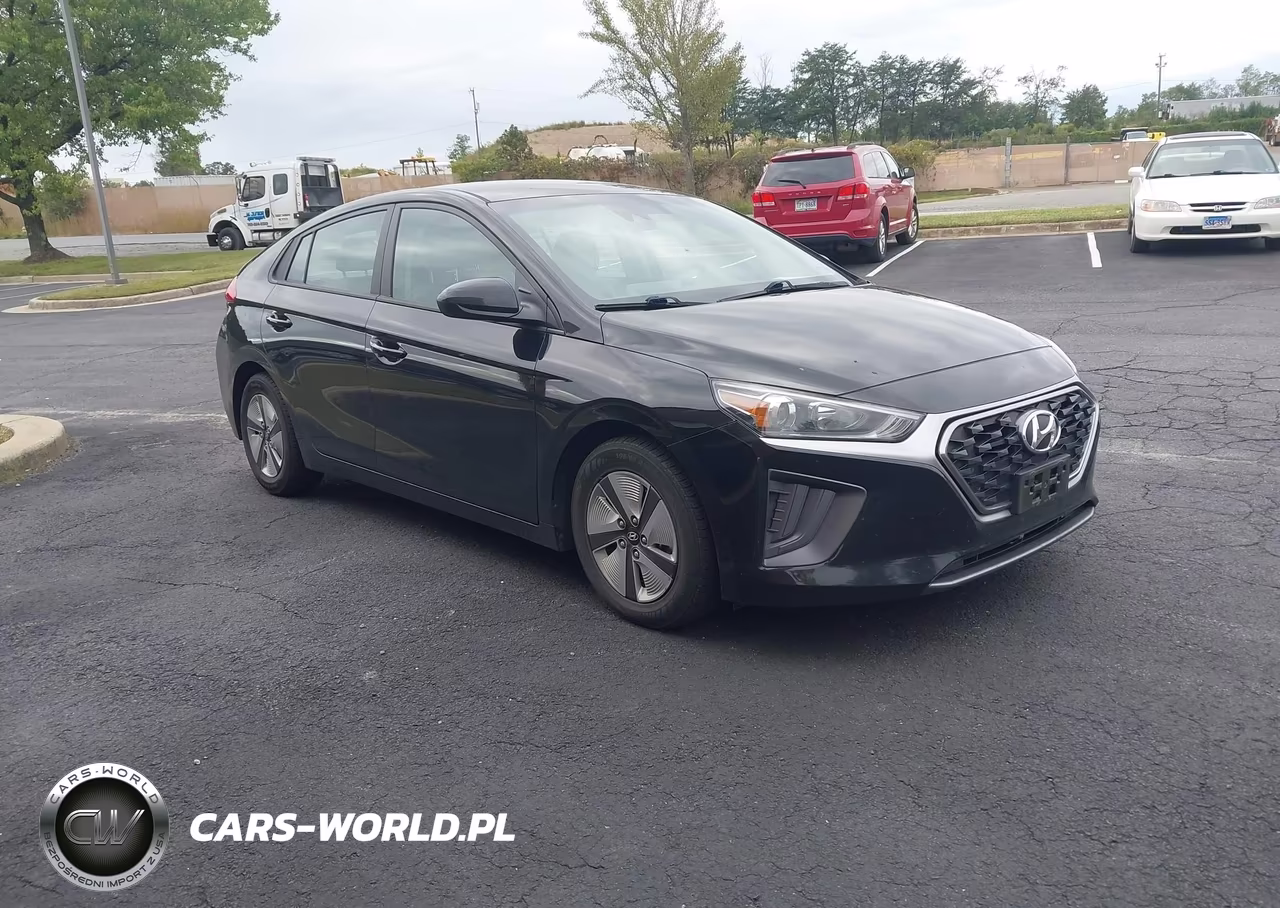 2021 Hyundai Ioniq Hybrid Blue VIN:KMHC65LC5MU247569 - 1