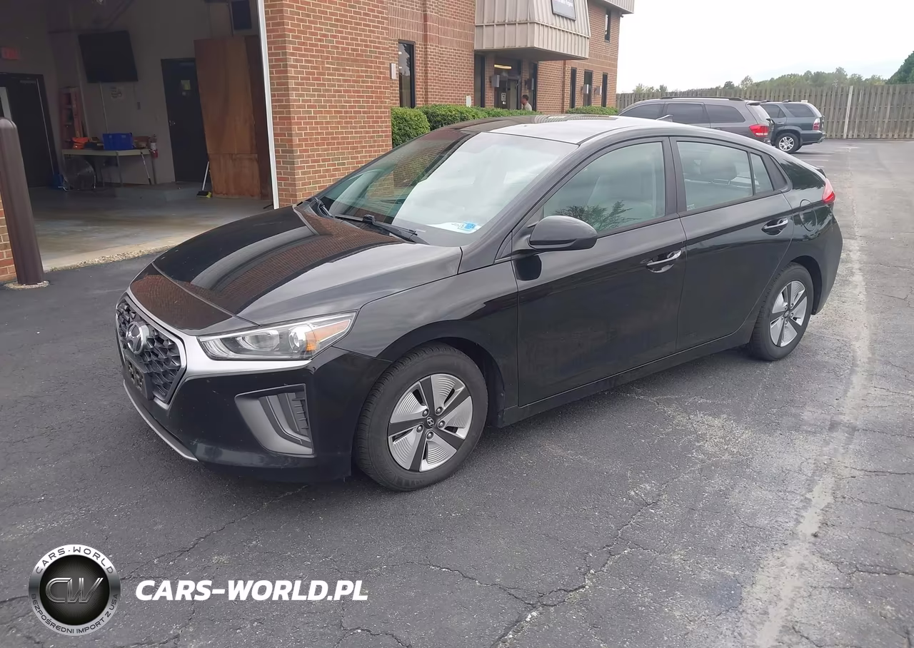 2021 Hyundai Ioniq Hybrid Blue VIN:KMHC65LC5MU247569 - 2