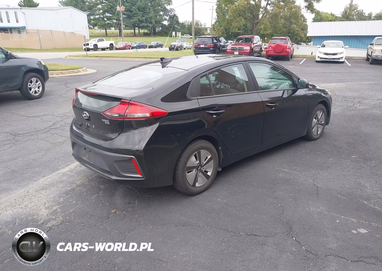 2021 Hyundai Ioniq Hybrid Blue VIN:KMHC65LC5MU247569 - 4