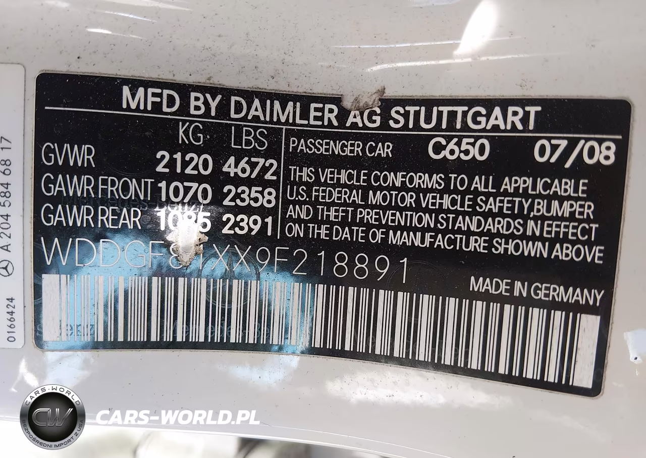2009 Mercedes-Benz C 300 Luxury 4Matic-Sport 4Matic VIN:WDDGF81XX9F218891 - 9