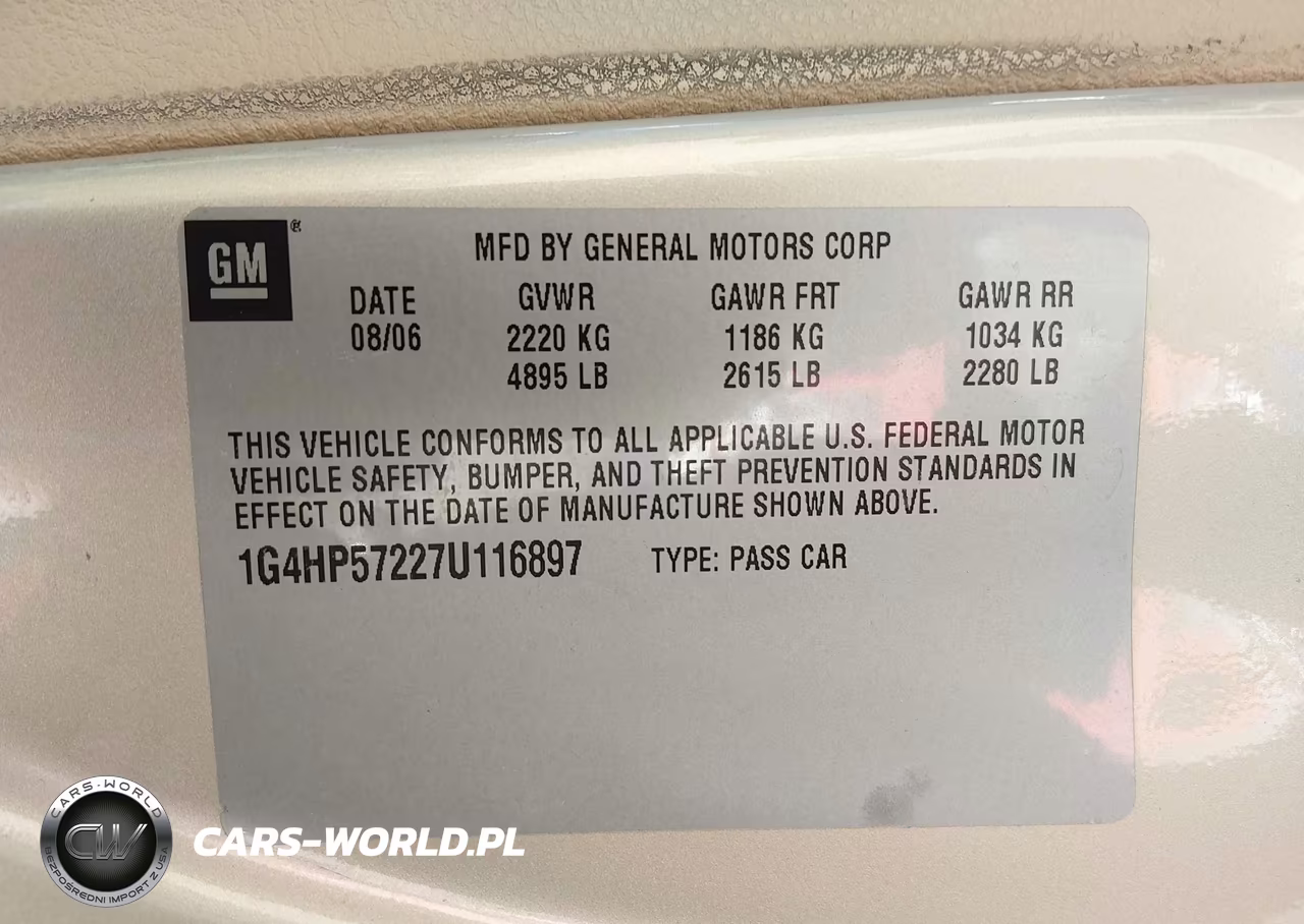 2007 Buick Lucerne Cx VIN:1G4HP57227U116897 - 9