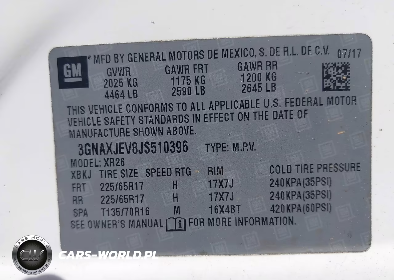 2018 Chevrolet Equinox Lt VIN:3GNAXJEV8JS510396 - 9