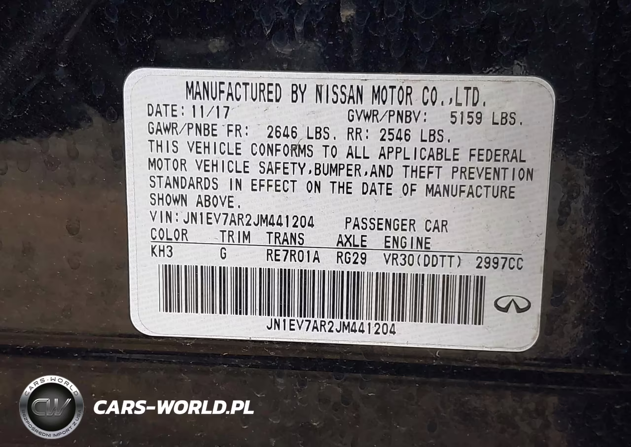 2018 Infiniti Q50 3.0T Luxe VIN:JN1EV7AR2JM441204 - 9