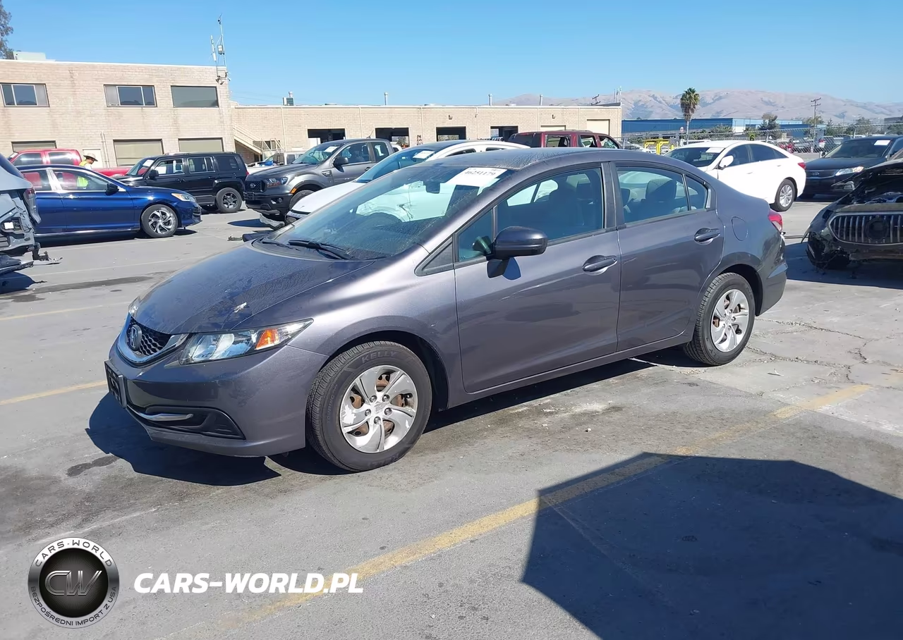 2014 Honda Civic Lx VIN:19XFB2F51EE243589 - 2