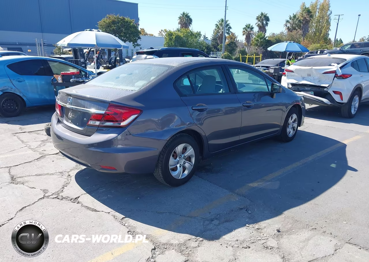 2014 Honda Civic Lx VIN:19XFB2F51EE243589 - 4
