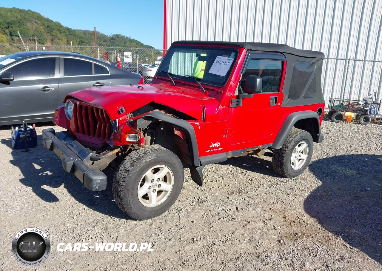 2003 Jeep Wrangler Se VIN:1J4FA29183P317688 - 2