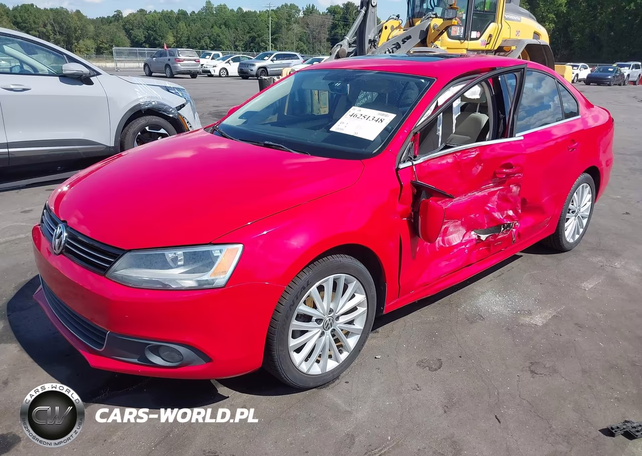 2012 Volkswagen Jetta 2.5L Sel VIN:3VWLX7AJ2CM397508 - 2
