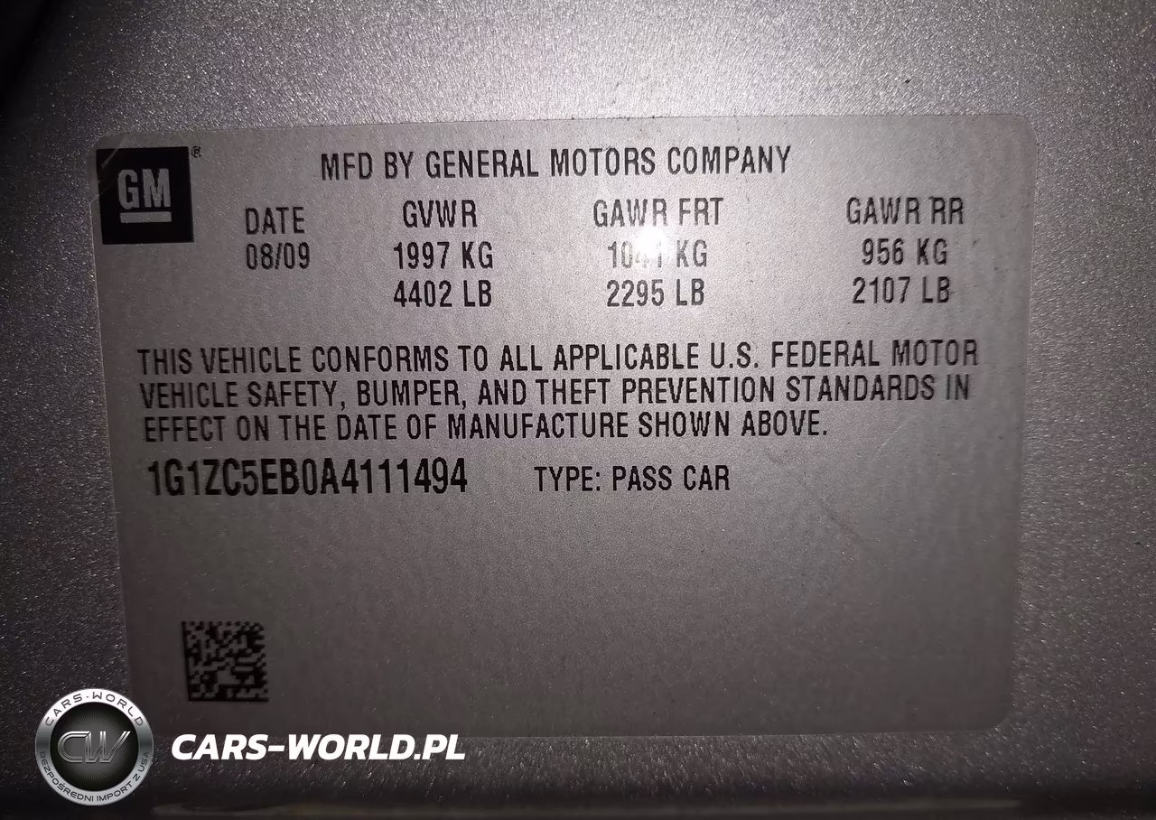 2010 Chevrolet Malibu Lt VIN:1G1ZC5EB0A4111494 - 9