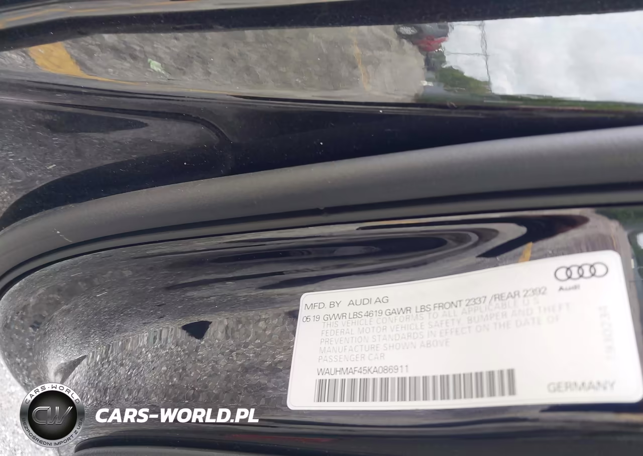2019 Audi A4 40 Premium VIN:WAUHMAF45KA086911 - 9