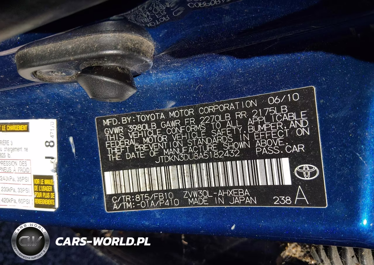 2010 Toyota Prius Iii VIN:JTDKN3DU8A5182432 - 9