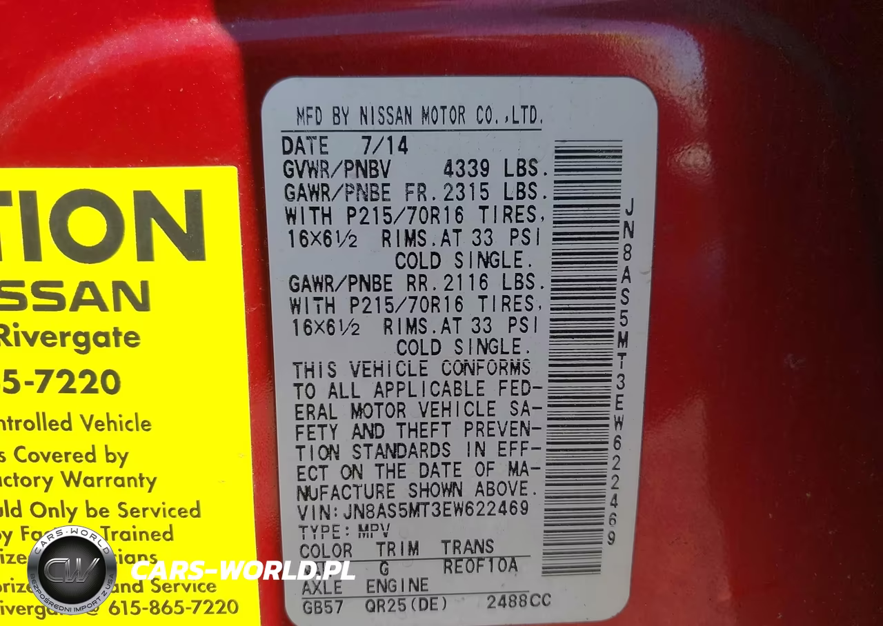 2014 NISSAN ROGUE SELECT S VIN:JN8AS5MT3EW622469 - 9