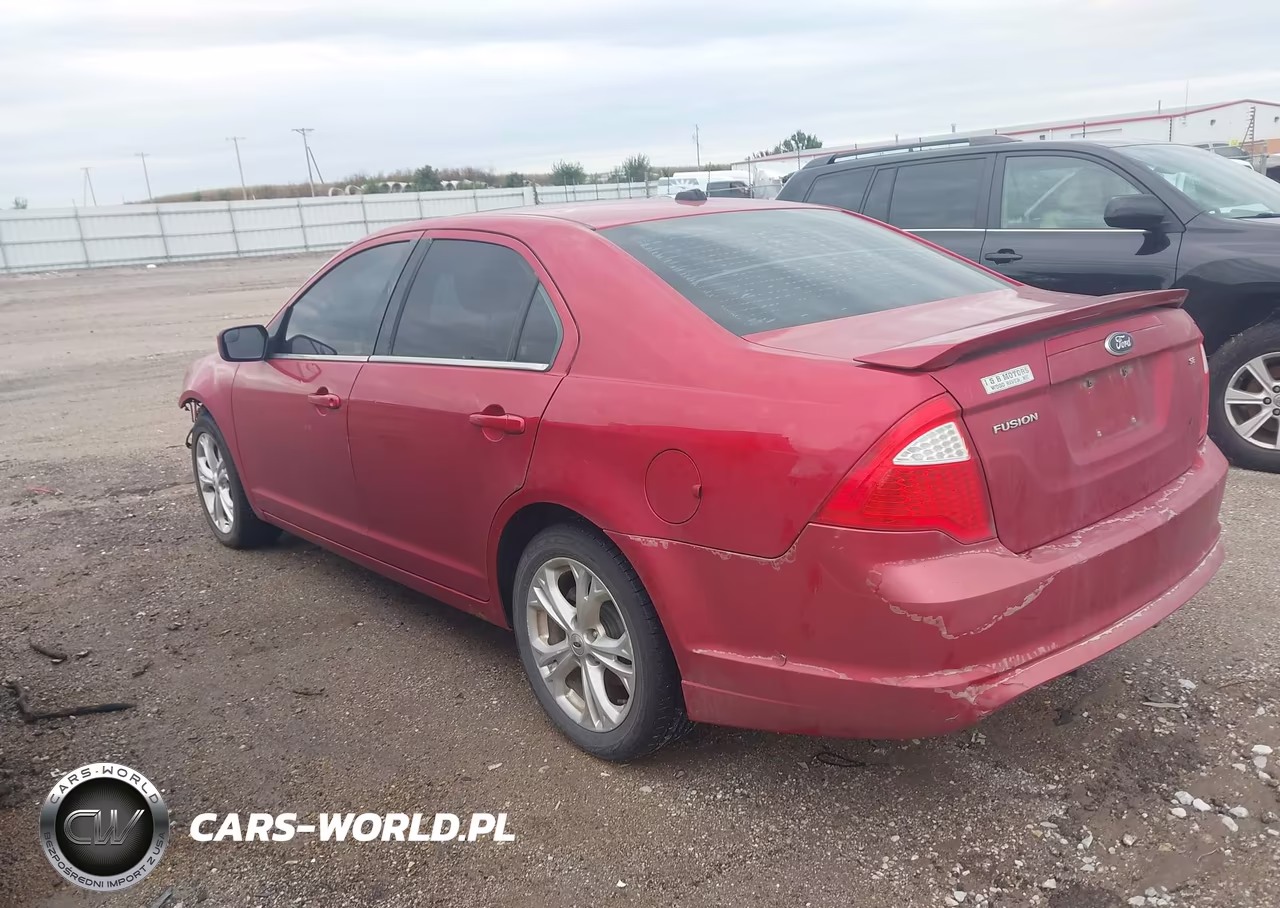 2012 Ford Fusion Se VIN:3FAHP0HA8CR437945 - 3