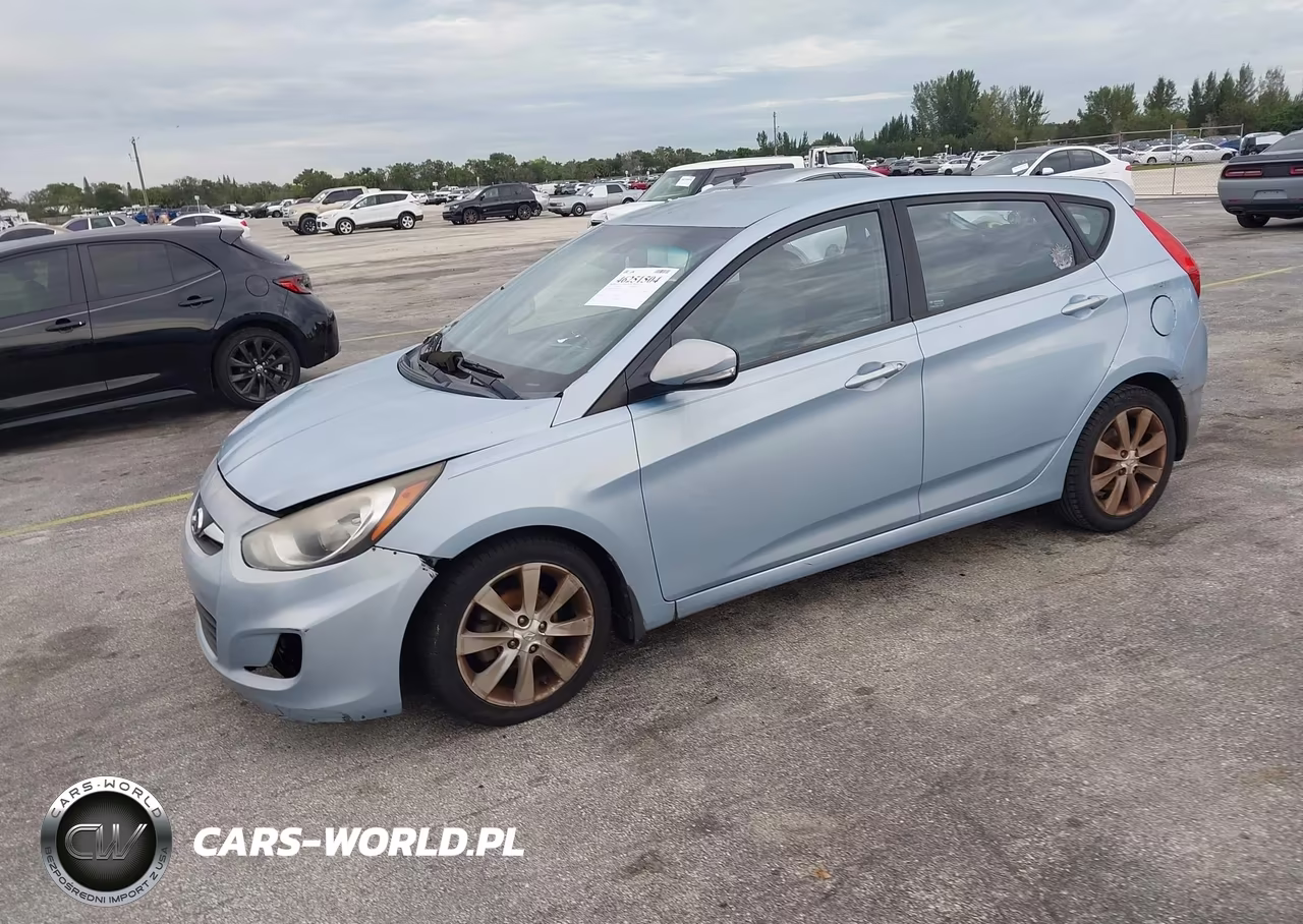 2013 Hyundai Accent Se VIN:KMHCU5AE0DU097574 - 2