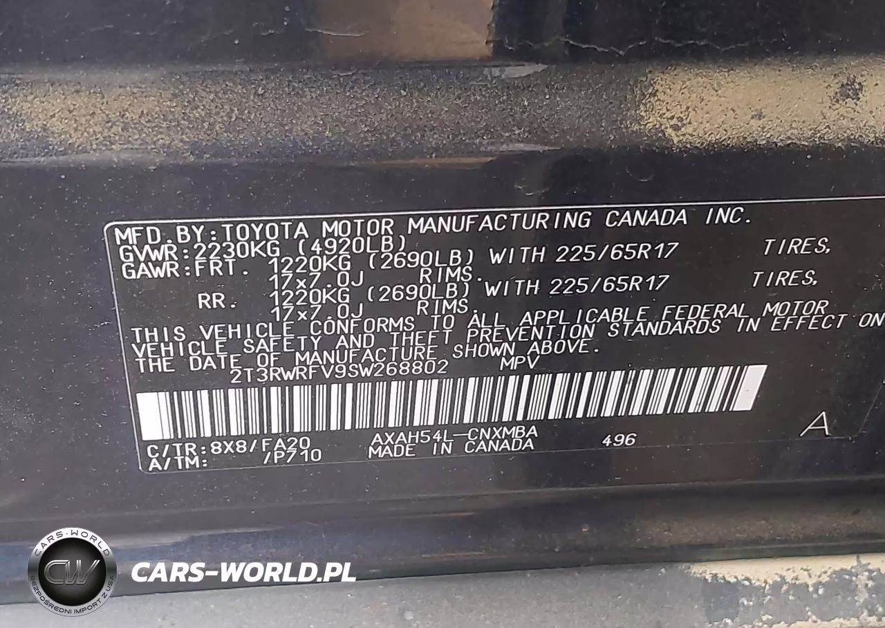 2025 Toyota Rav4 Hybrid Xle VIN:2T3RWRFV9SW268802 - 9
