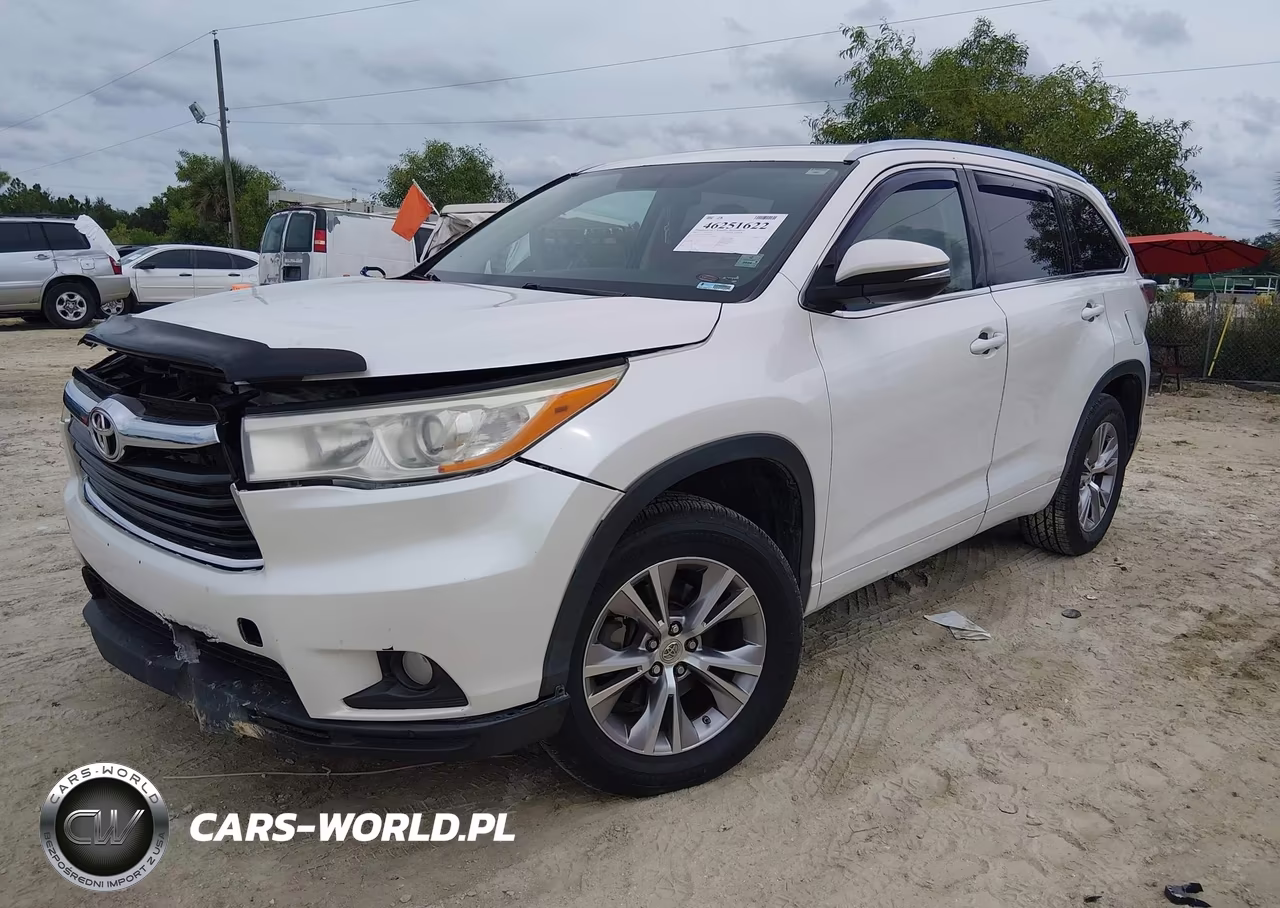 2014 Toyota Highlander Xle V6 VIN:5TDKKRFH4ES008417 - 2