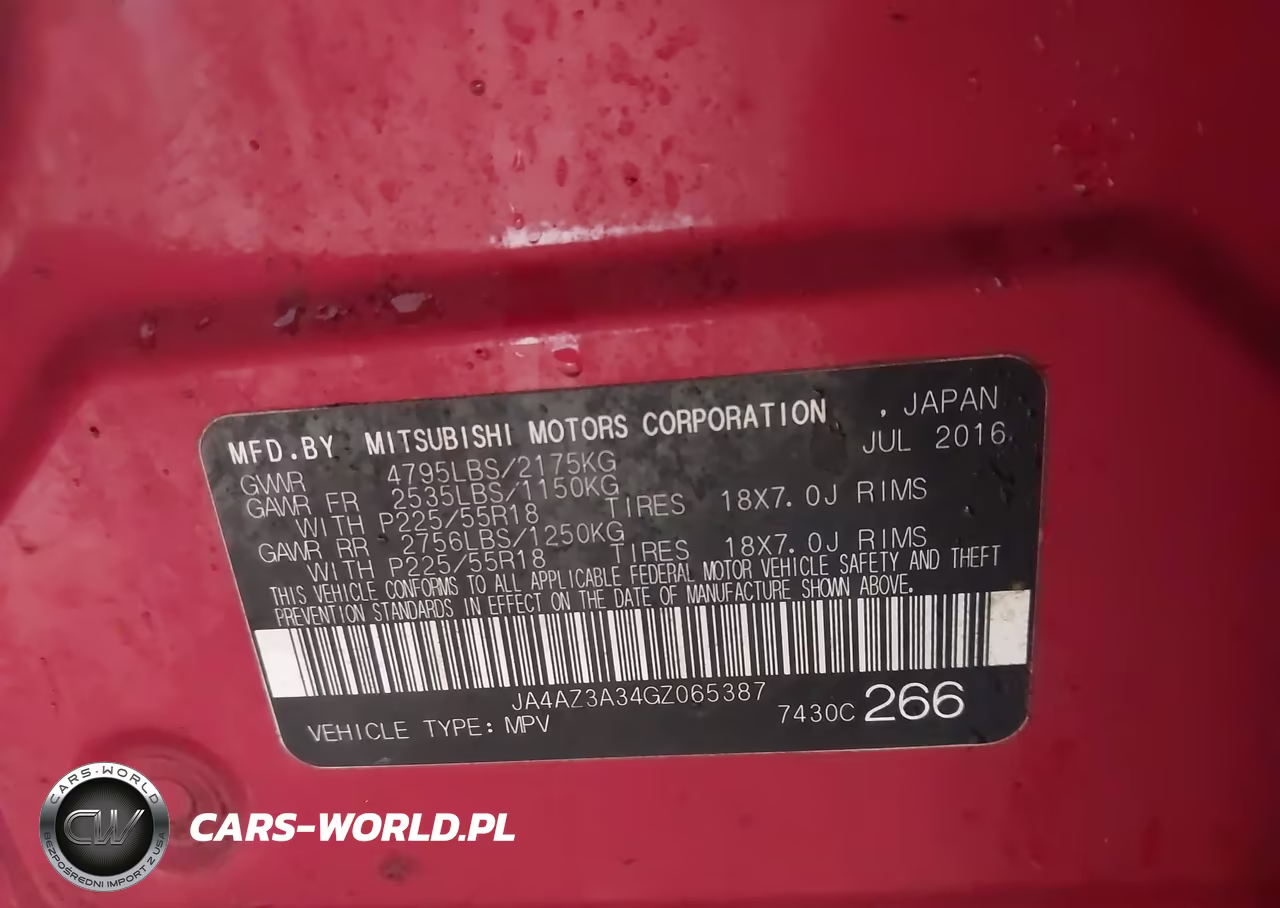 2016 Mitsubishi Outlander Sel VIN:JA4AZ3A34GZ065387 - 9