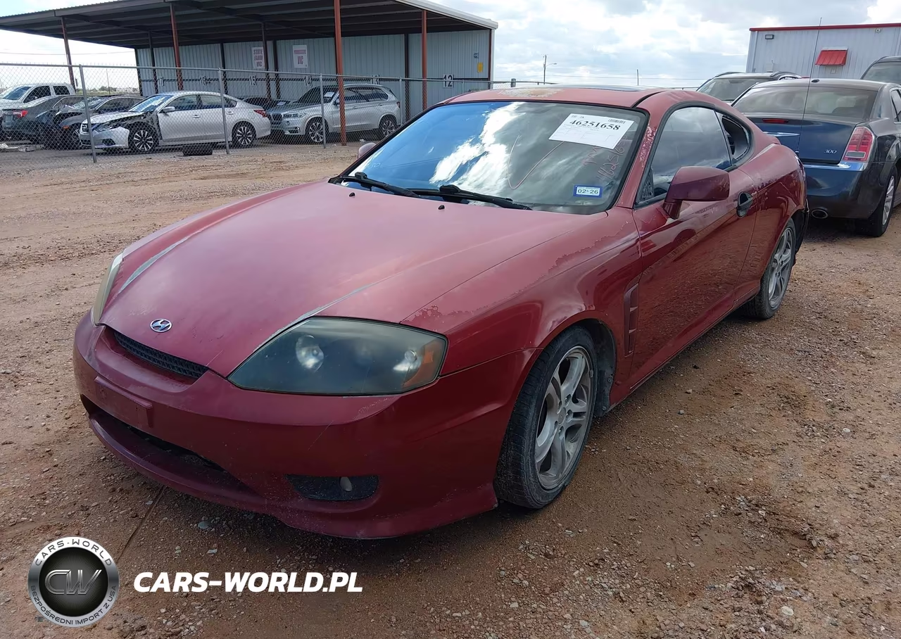 2006 Hyundai Tiburon Gs VIN:KMHHM65D16U229757 - 2