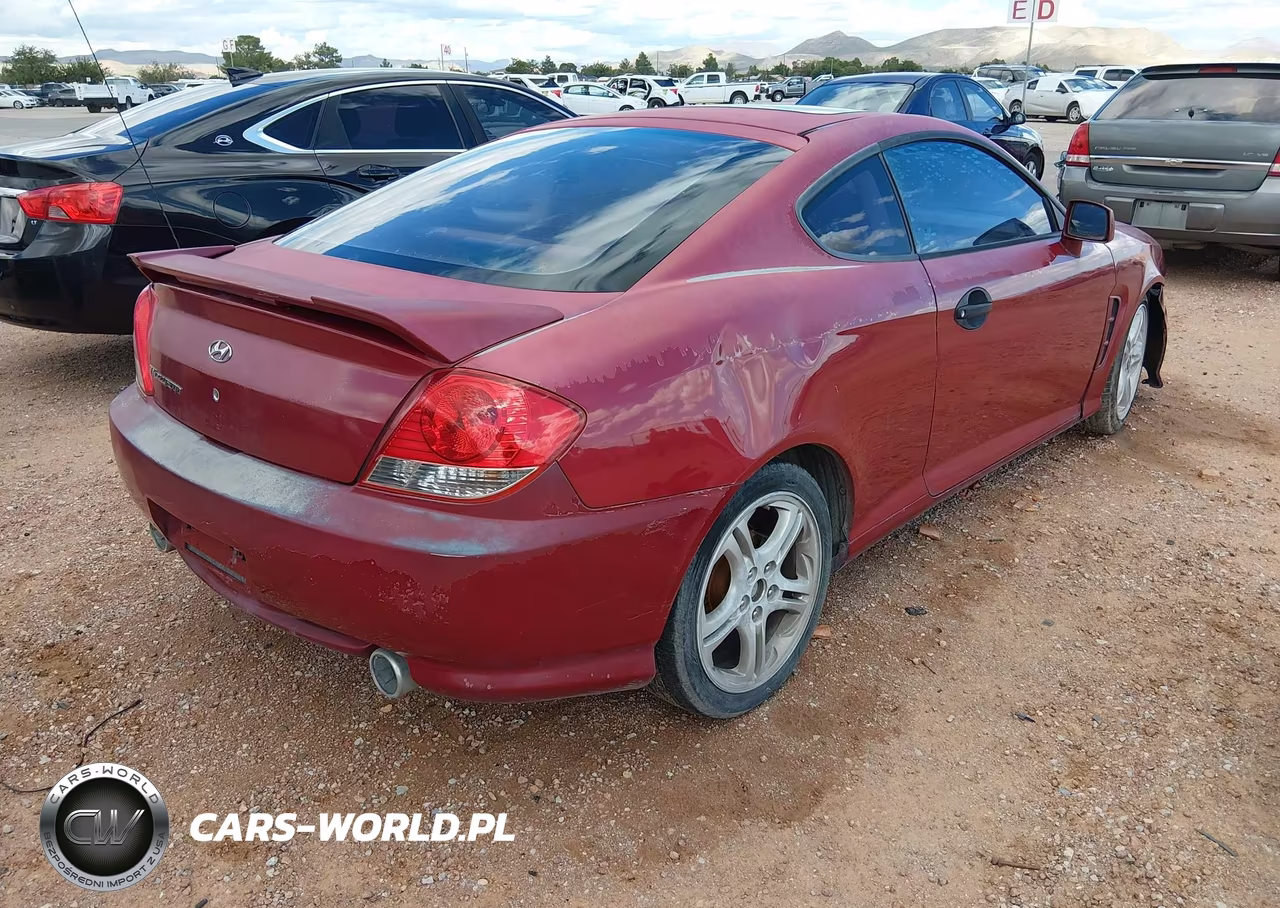 2006 Hyundai Tiburon Gs VIN:KMHHM65D16U229757 - 4