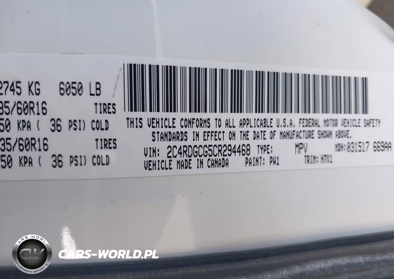 2012 Dodge Grand Caravan Sxt VIN:2C4RDGCG5CR294468 - 9