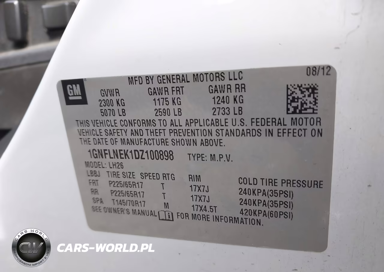 2013 Chevrolet Equinox 2Lt VIN:1GNFLNEK1DZ100898 - 9