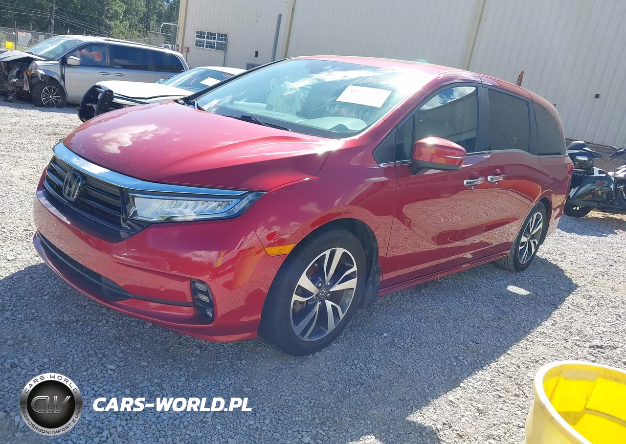 2022 Honda Odyssey Touring VIN:5FNRL6H83NB022787 - 2