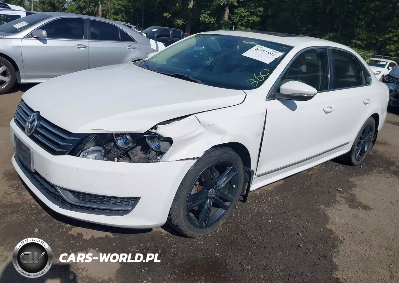 2012 Volkswagen Passat 2.5L Se VIN:1VWBP7A36CC018766 - 2