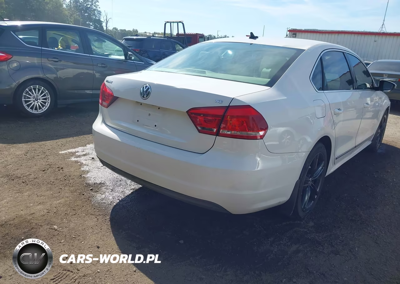 2012 Volkswagen Passat 2.5L Se VIN:1VWBP7A36CC018766 - 4