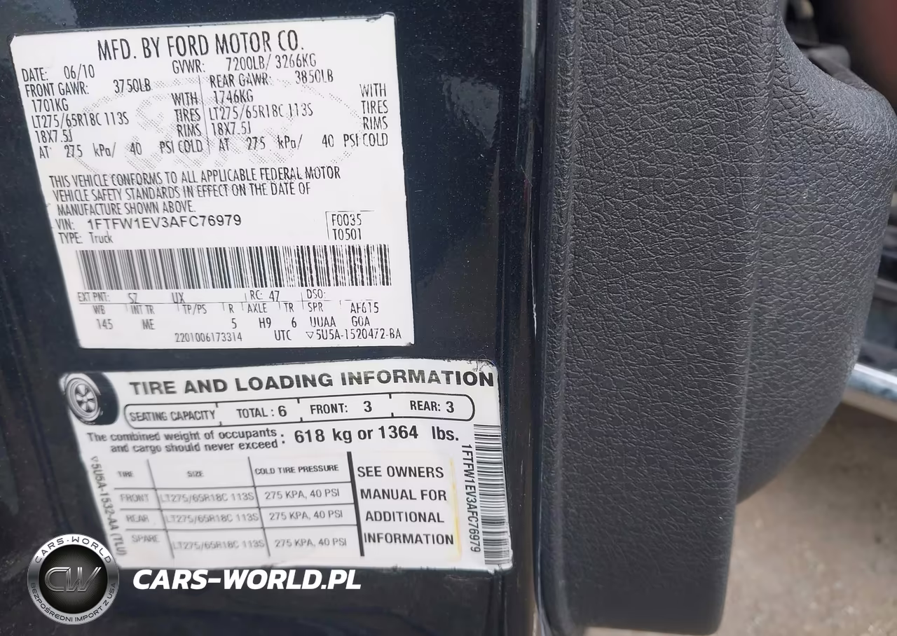 2013 Ford F-150 Xlt VIN:1FTFW1ET7DFC56172 - 9