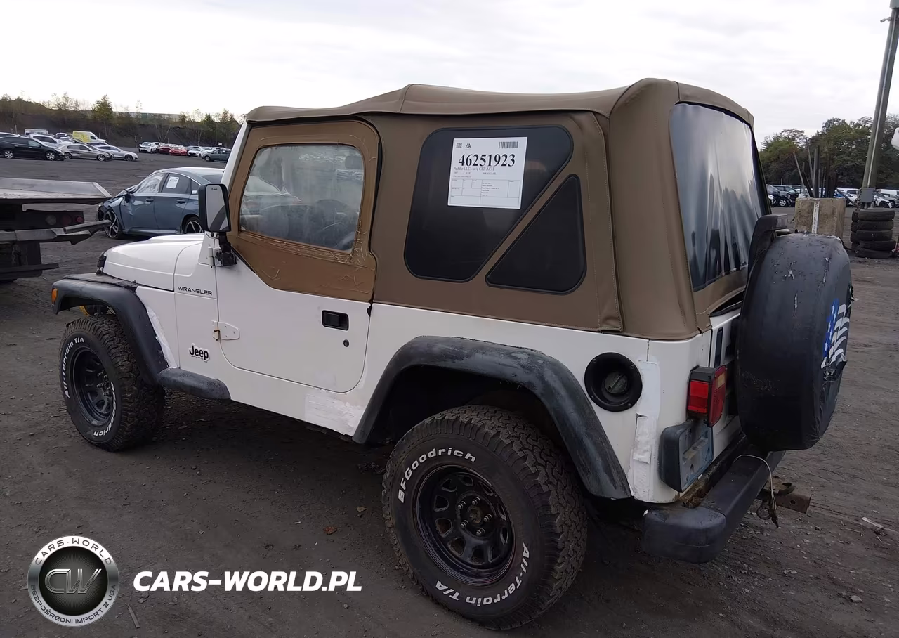 1997 Jeep Wrangler Se VIN:1J4FY29P2VP461255 - 3
