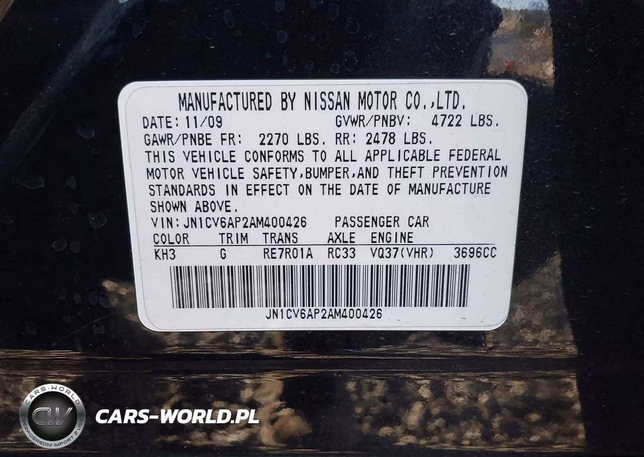 2010 Infiniti G37 Journey VIN:JN1CV6AP2AM400426 - 9