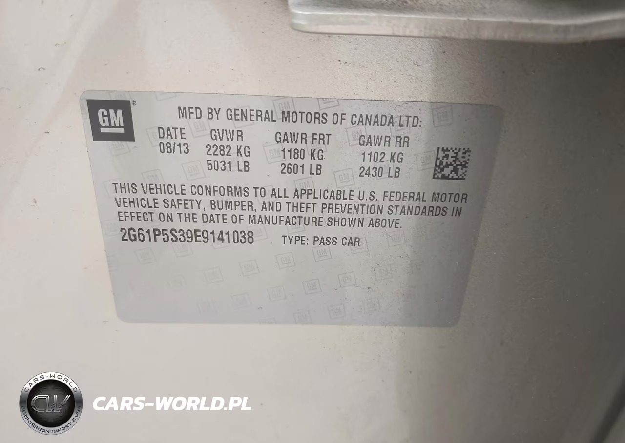 2014 Cadillac Xts Premium VIN:2G61P5S39E9141038 - 9