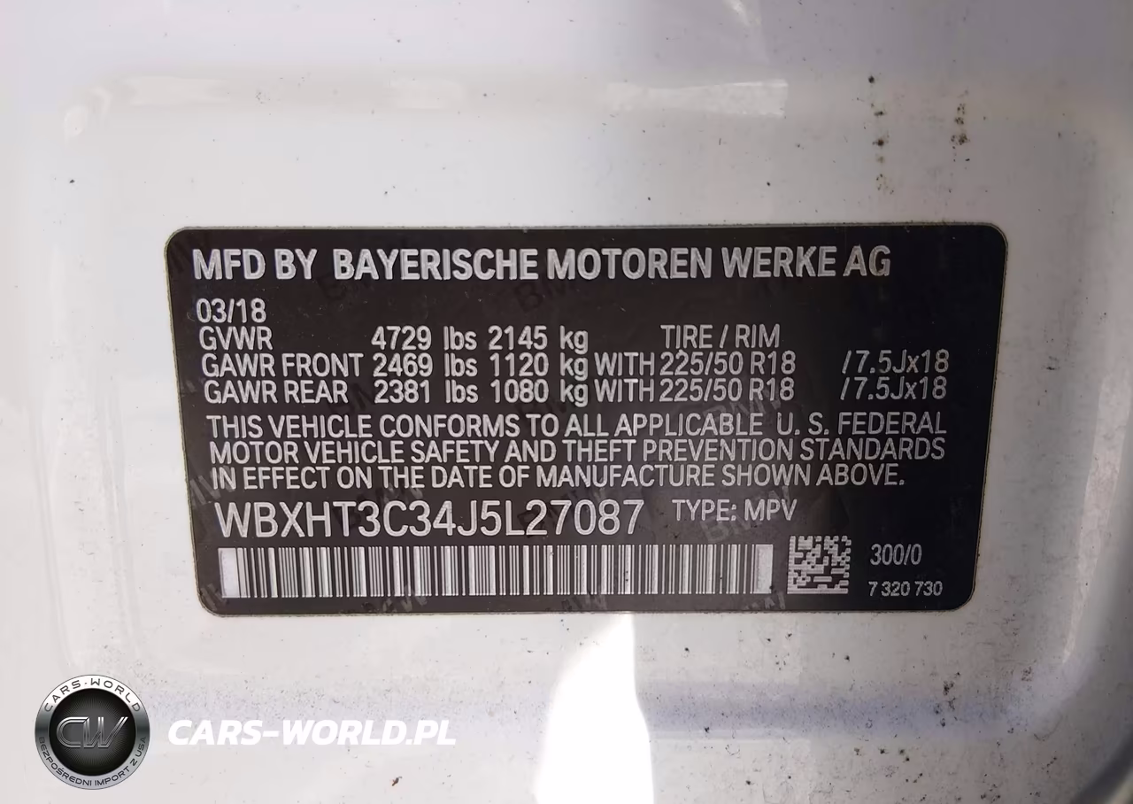 2018 BMW X1 xDrive28I VIN:WBXHT3C34J5L27087 - 9