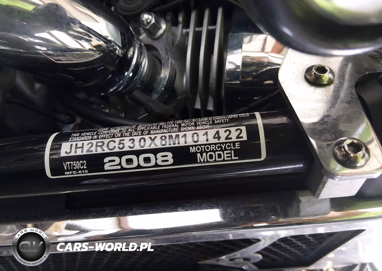 2008 Honda Vt750 C2 VIN:JH2RC530X8M101422 - 10