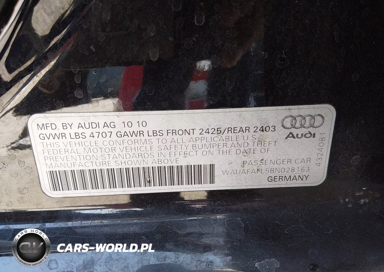 2011 Audi A4 2.0T Premium VIN:WAUAFAFL5BN028163 - 9
