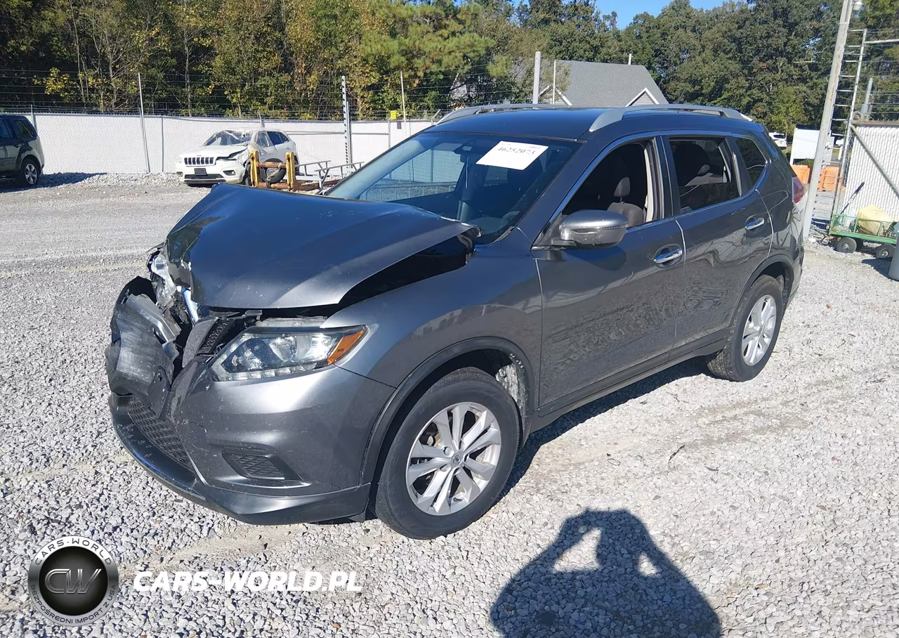 2016 Nissan Rogue Sv VIN:KNMAT2MV8GP677411 - 2