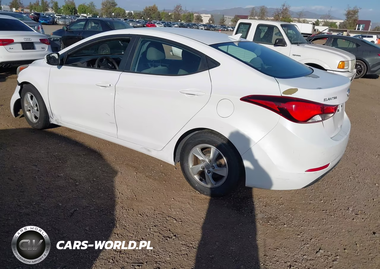 2015 Hyundai Elantra Se VIN:5NPDH4AE0FH638997 - 3