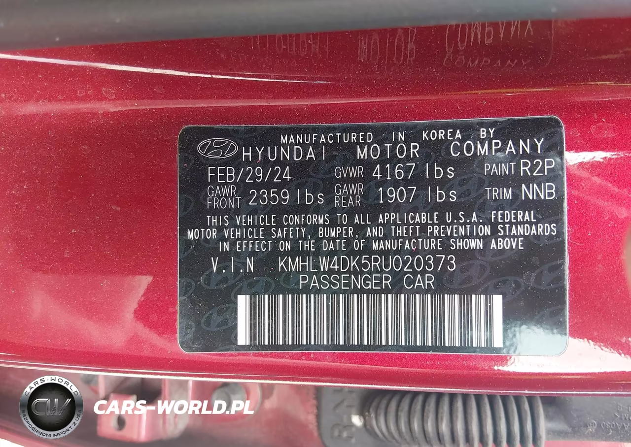 2024 Hyundai Elantra N VIN:KMHLW4DK5RU020373 - 9
