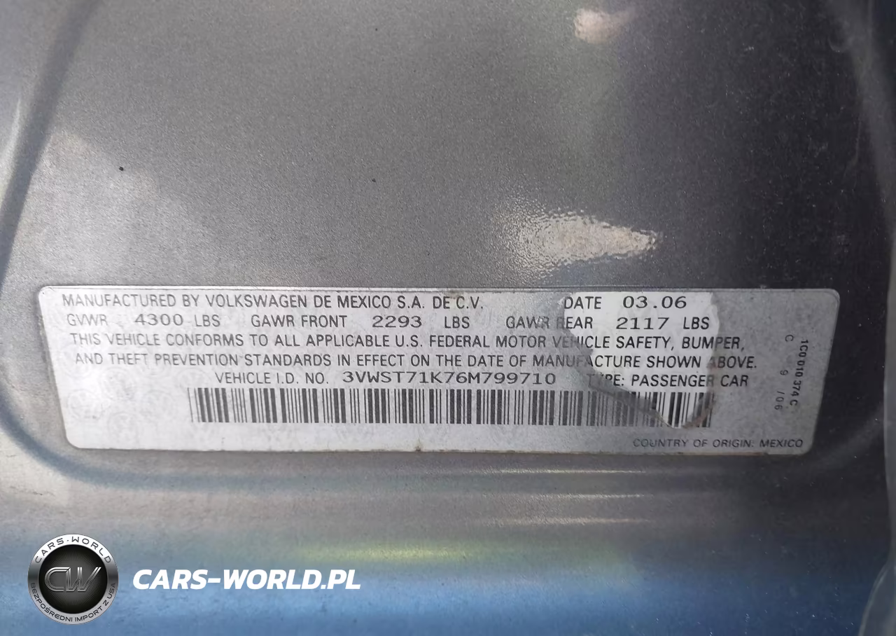 2006 Volkswagen Jetta Tdi VIN:3VWST71K76M799710 - 9