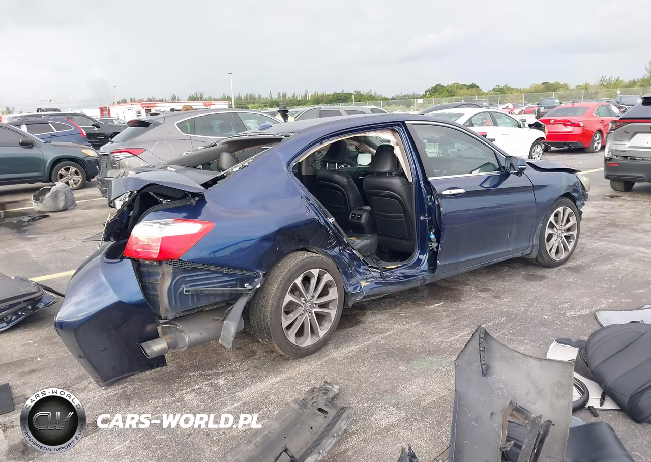2013 Honda Accord Ex-L VIN:1HGCR2F82DA138555 - 4