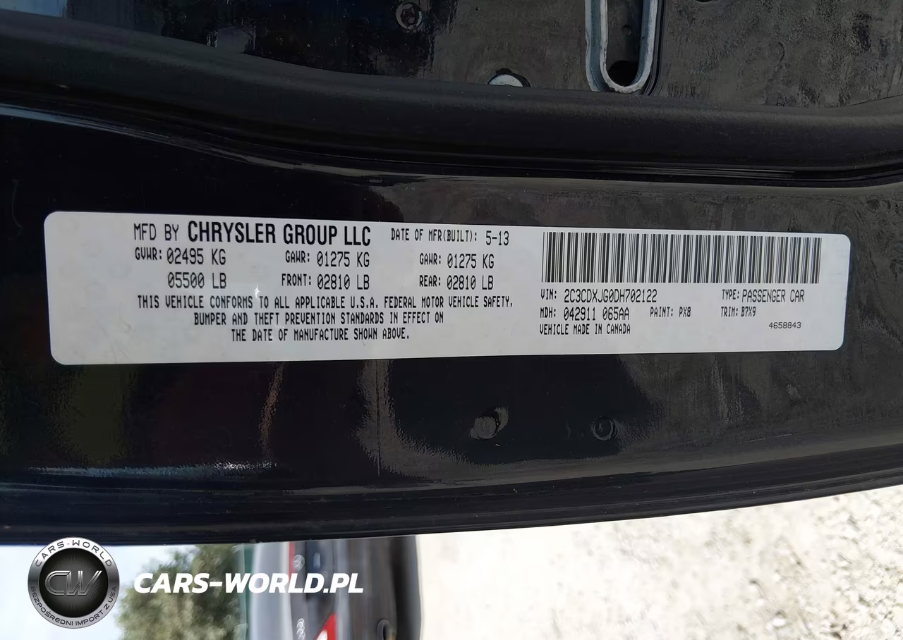 2013 Dodge Charger Sxt VIN:2C3CDXJG0DH702122 - 9
