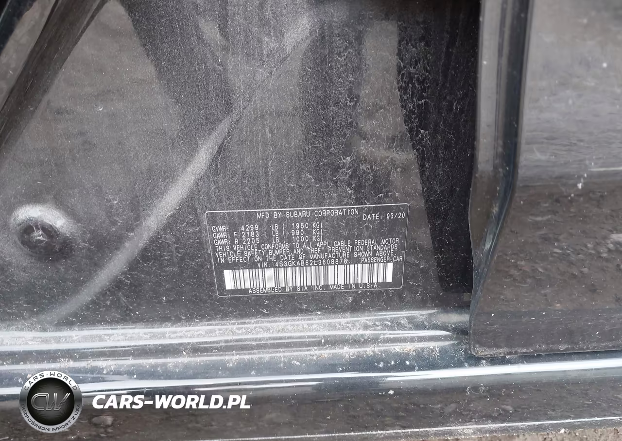 2020 Subaru Impreza Sedan VIN:4S3GKAB62L3608878 - 9