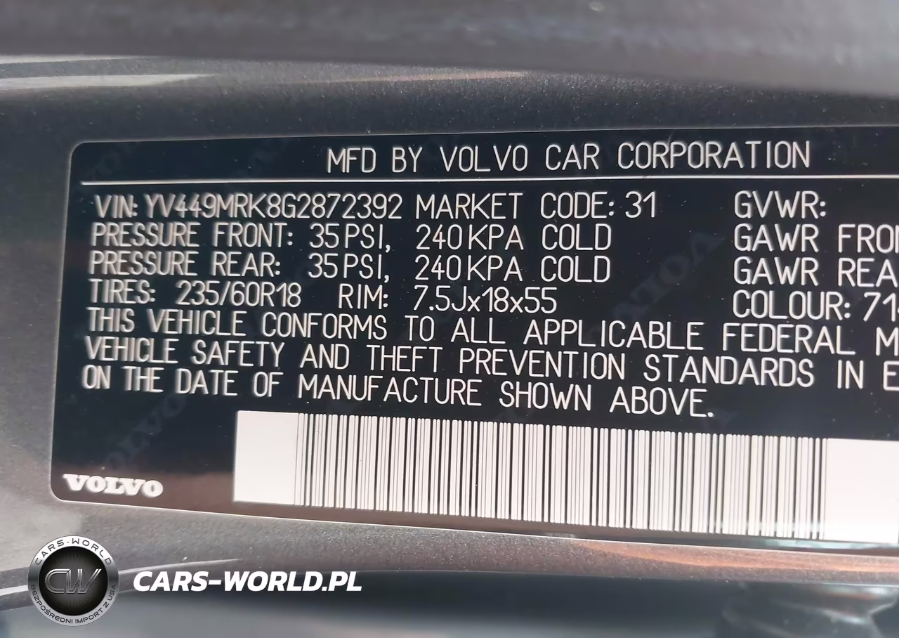 2016 Volvo Xc60 T6 Drive-E VIN:YV449MRK8G2872392 - 9