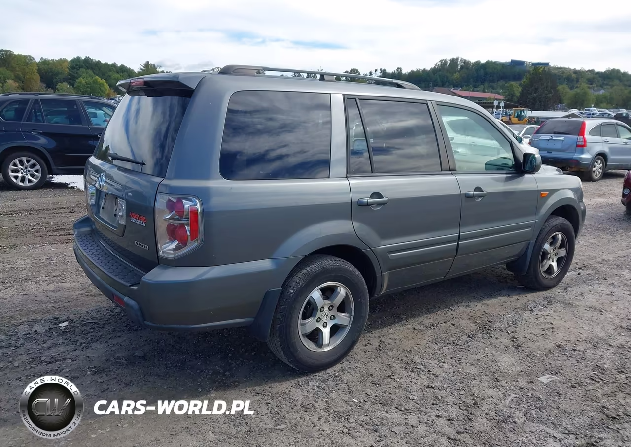 2007 Honda Pilot Ex-L VIN:5FNYF18557B005911 - 4