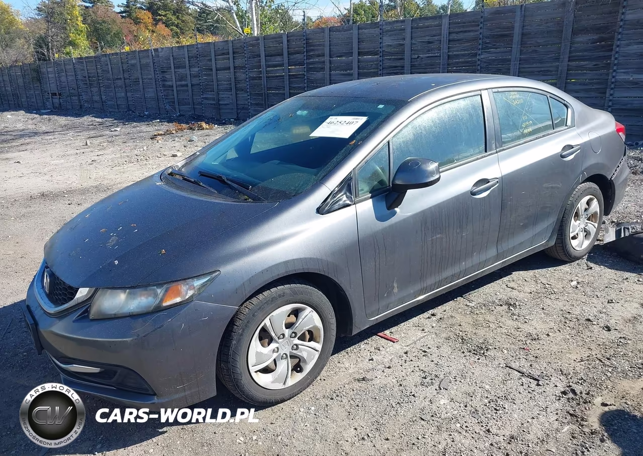 2013 Honda Civic Lx VIN:19XFB2F50DE208654 - 2